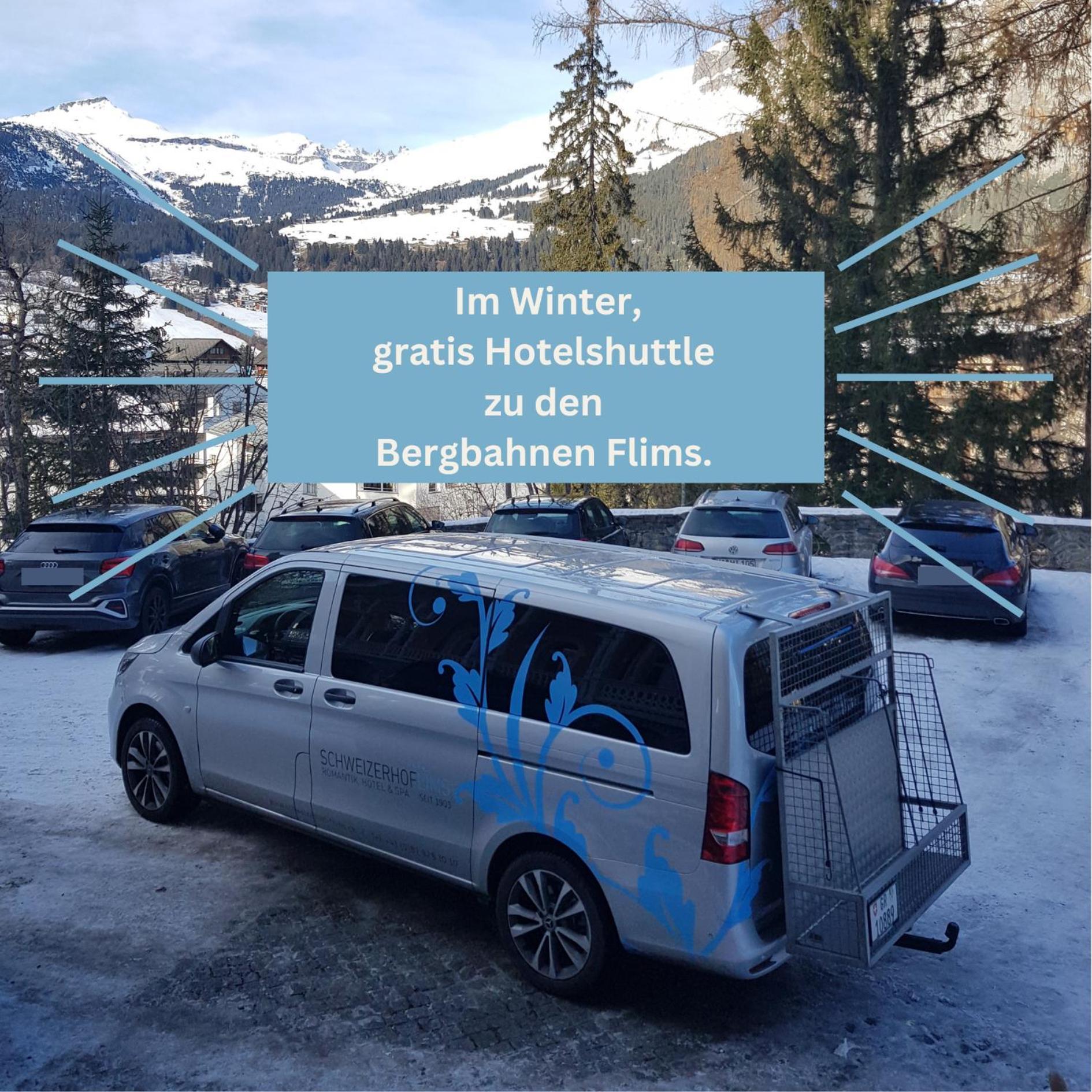 Romantik Hotel Schweizerhof & Spa フリムス エクステリア 写真