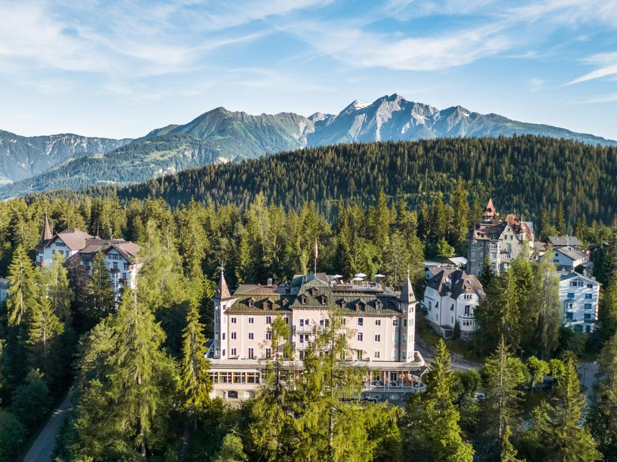 Romantik Hotel Schweizerhof & Spa フリムス エクステリア 写真